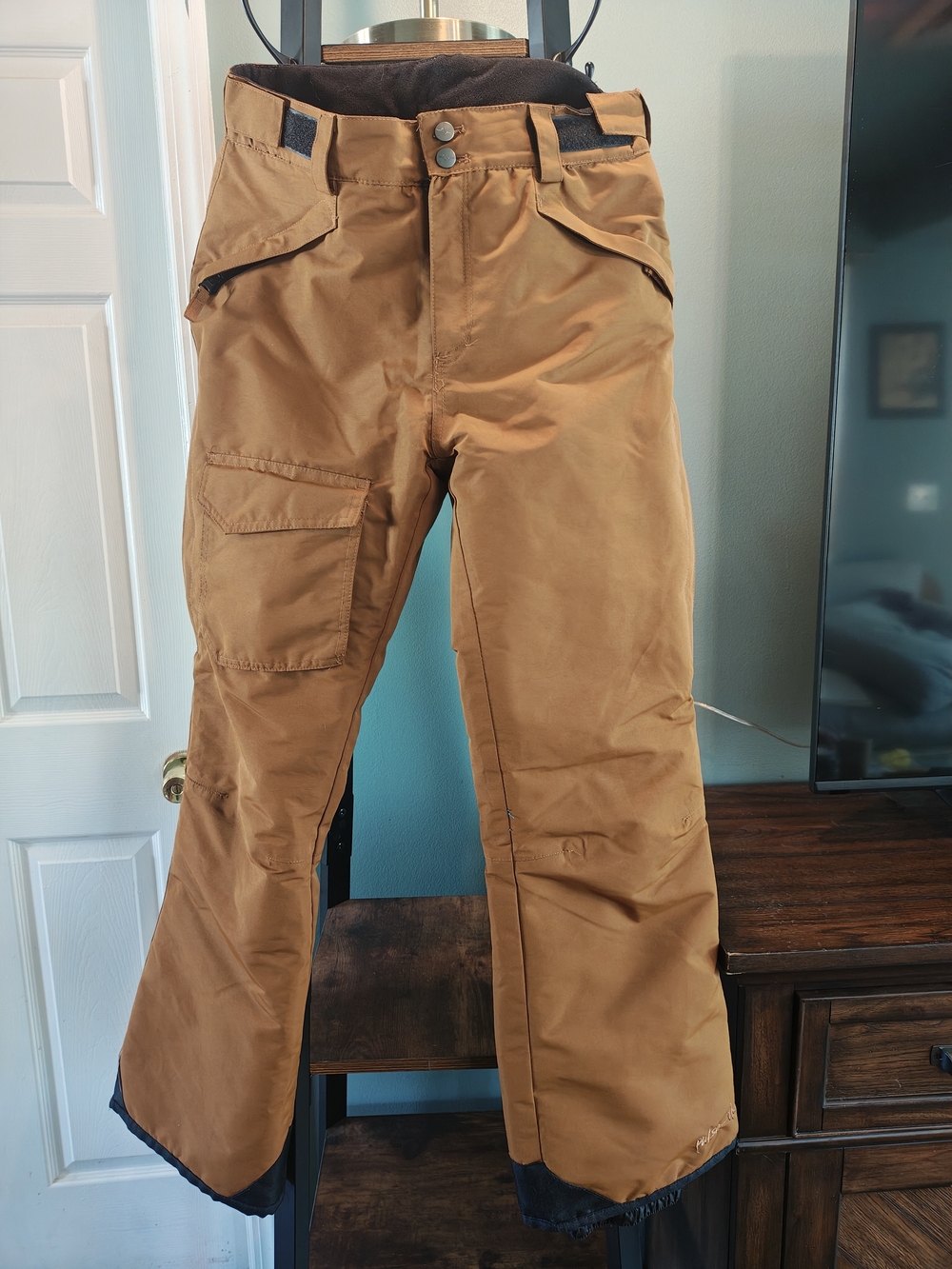 Pulse Men's Brown Insulated Snow/Ski Pants